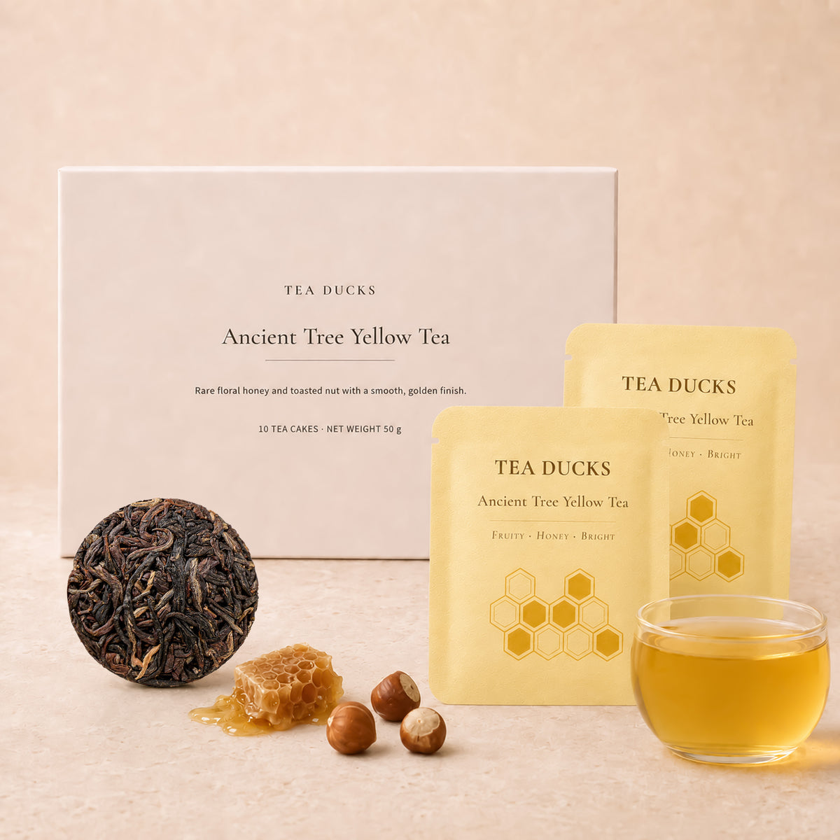 Ancient Tree Yellow Tea · 10 × 5g Rounds
