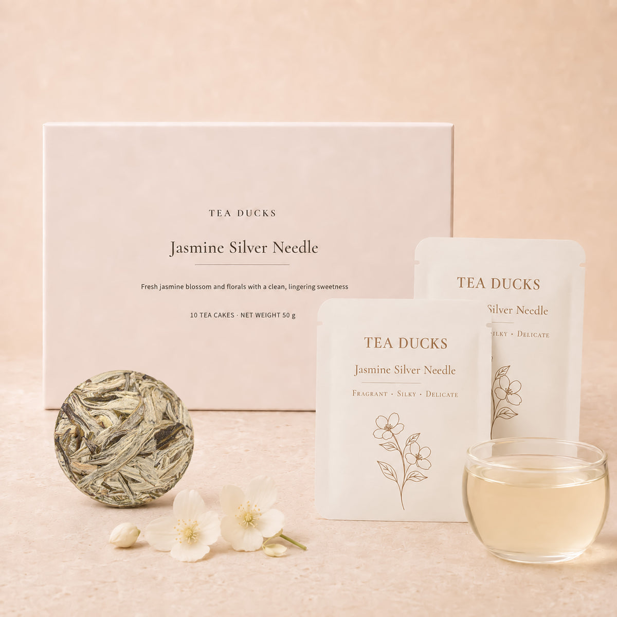 Jasmine Silver Needle Tea · 10 × 5g Rounds