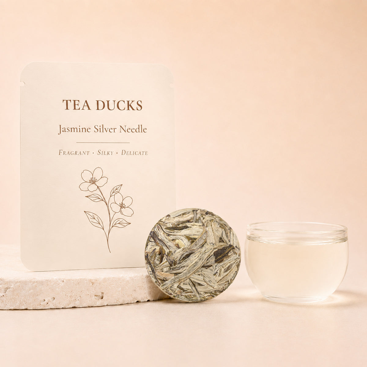 Jasmine Silver Needle Tea Sample · 5g